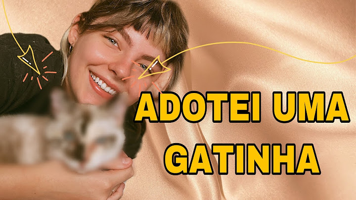 ADOTEI UMA GATINHA!