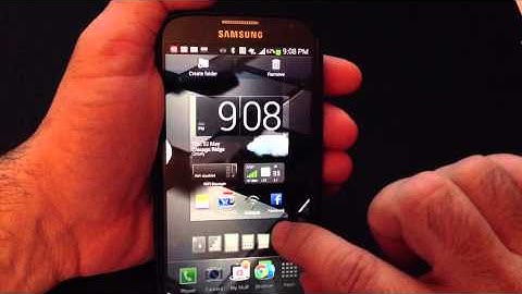 Samsung Galaxy S4 Tip 6: Creating folders for your apps