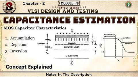 8 Capacitance Estimation Explained Module 2 6th Sem VLSI ECE VTU