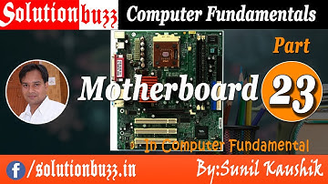 Motherboard in details || Computer fundamentals tutorial in hindi || Solution Buzz