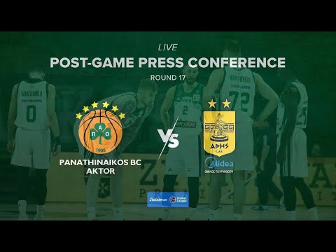 Panathinaikos BC AKTOR – Aris Midea | Post-Game Press Conference | Basket League - Round 17