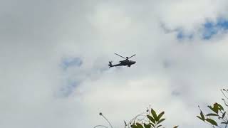 US Army AH-64D Longbow Apache Flyover 