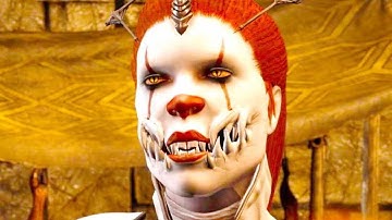 Mortal Kombat XL - Pennywise Mileena PC Mod Performs Intro Dialogues Vs All Characters