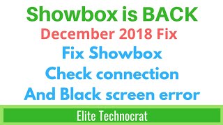 Showbox app fix No internet connection black screen (2018) screenshot 2