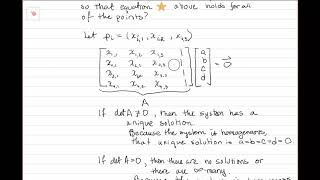 Famous Coplanarity with determinants Wealth