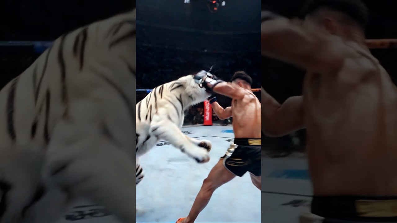 MMA vs Tiger | AI fight 