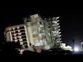Rest of collapsed Florida building demolished ahead of arrival of storm