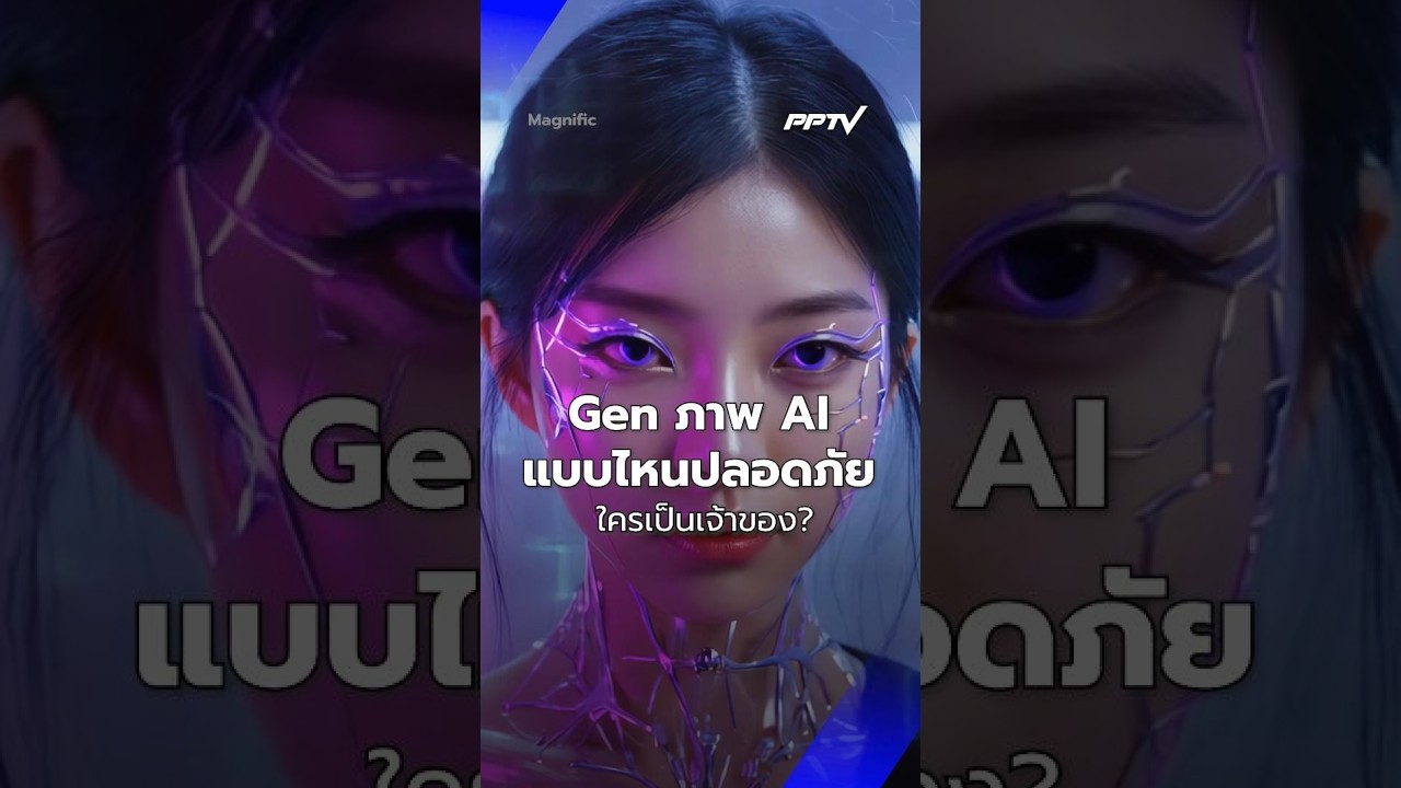 Gen ภาพ AI แบบไหนปลอดภัย แล้วใครเป็นเจ้าของ? | PPTV Online