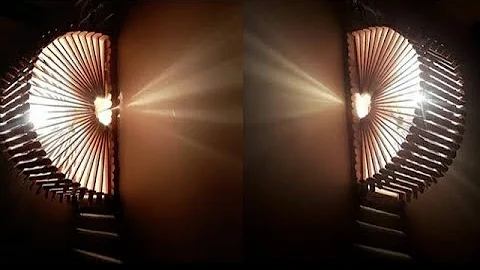 Lampshade With Ice Cream Sticks