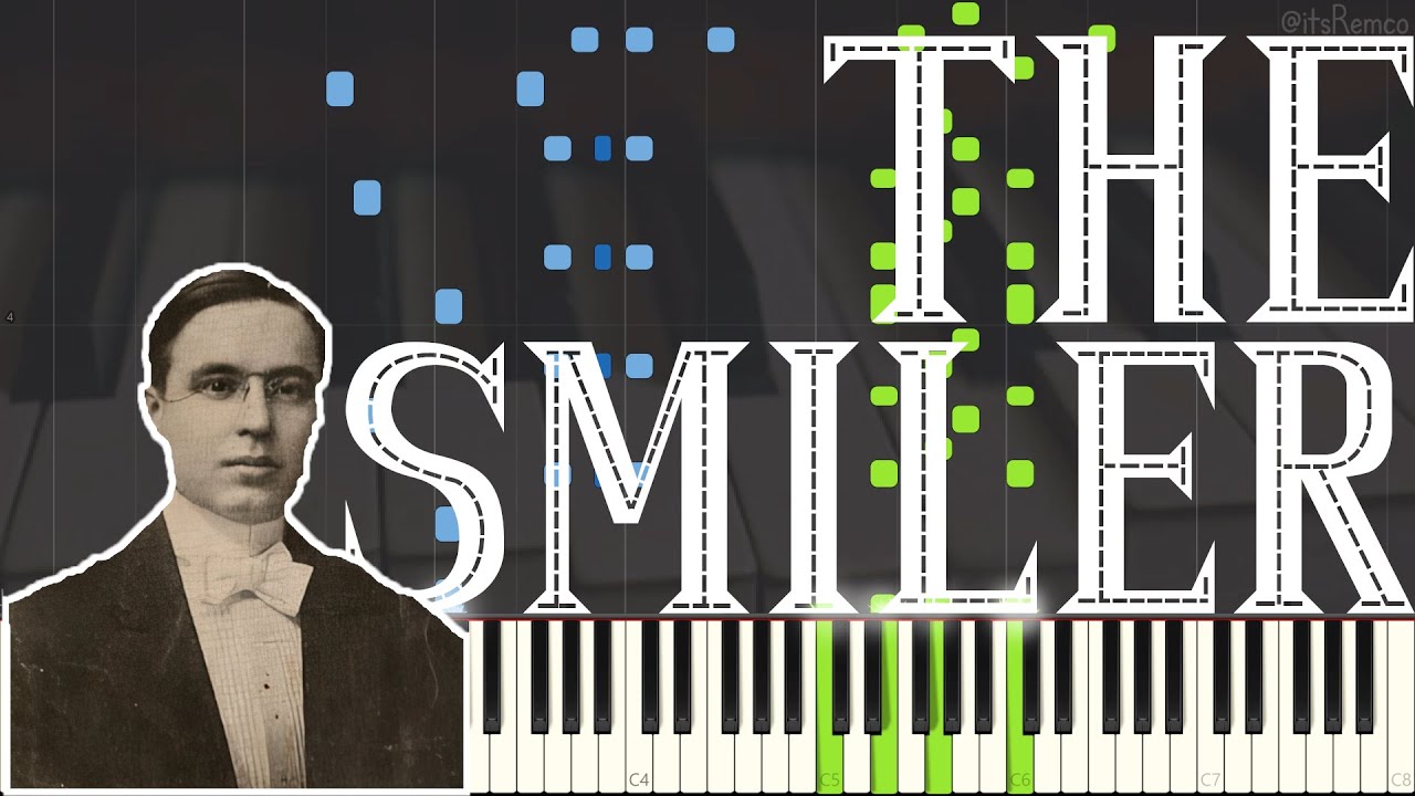 Percy Wenrich - The Smiler 1907 (Ragtime Piano Synthesia)
