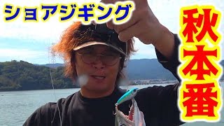 秋本番！青物を求めてショアジギング！