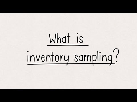 Inventory Sampling - Stocktaking made easy