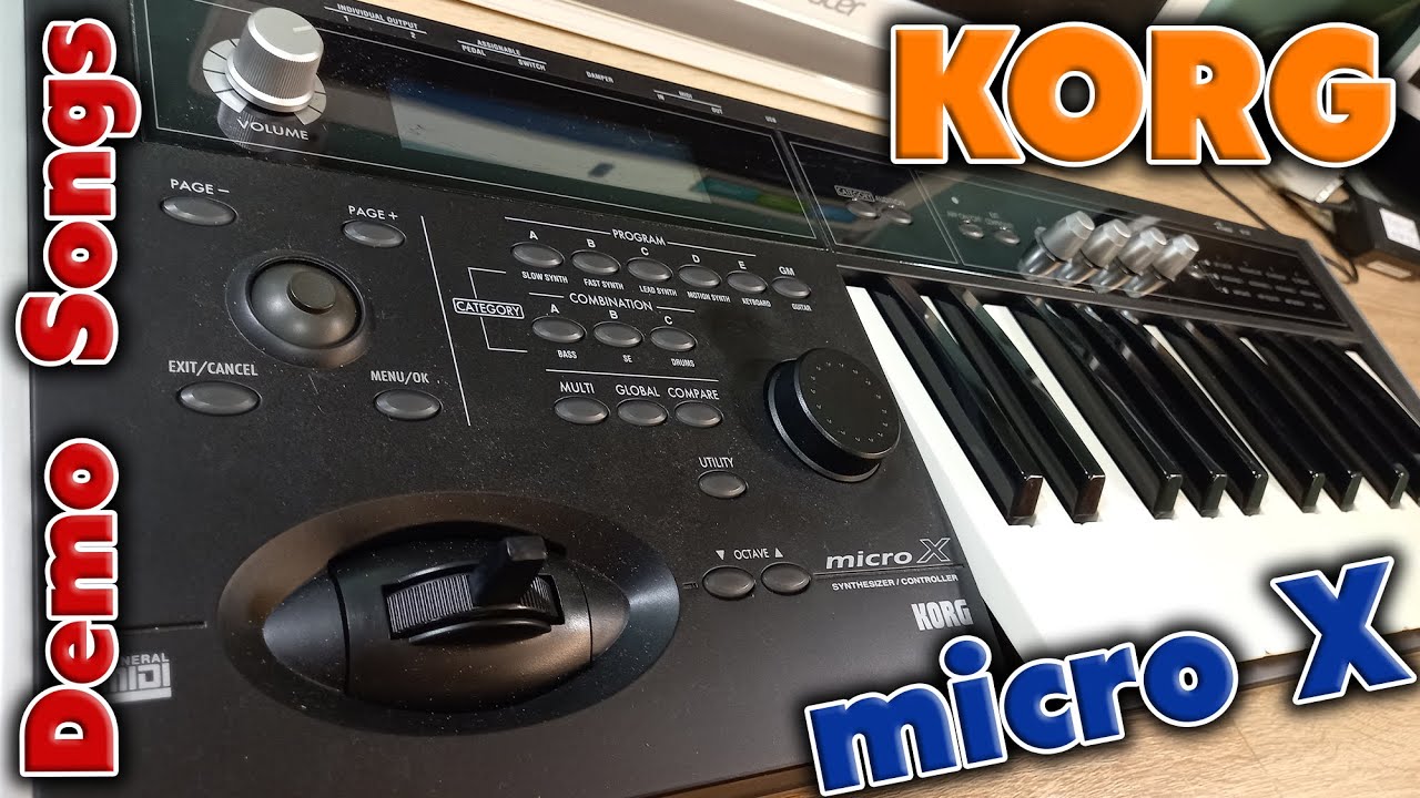 Korg micro X - синтезатор из 2006 года. Небольшой обзор и