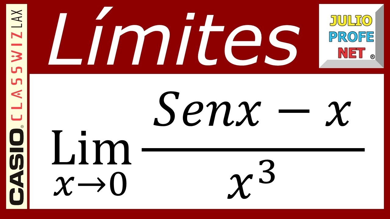 Límites trigonométricos | Ej. 14 #julioprofe y #casio