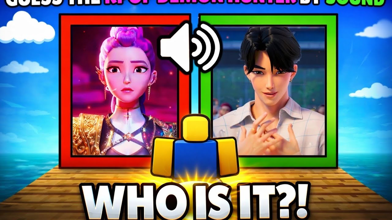Guess the K-Pop Demon Hunter by Sound 🎧 | Roblox Sound Challenge