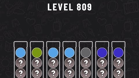 Ball Sort Puzzle Level 809 #ballsortpuzzle #ballsortpuzzlegameplay #puzzlegame #mobilegames