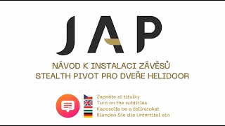 Návod k instalaci závěsů Stealth pivot pro dveře Helidoor