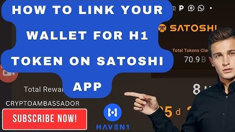 Satoshi Airdrop: How To Link Your #MetaMask Wallet For H1 (Haven1) Token on Satoshi