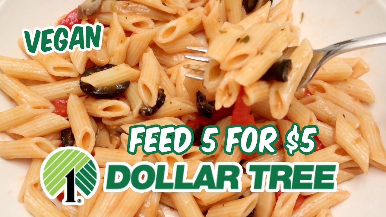 Dollar Tree Meal Pizza Noodles Feed 5 For 5 Cheap Vegan Meals