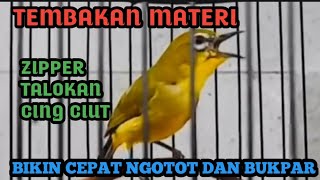 PANCINGAN PLECI NEMBAK MATERI ZIPPER, TALOKAN, CING CUIT, WIT WIT PANJANG || BIKIN CEPAT BUKA PARUH