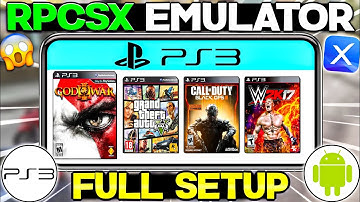 🔥 RPCSX Emulator Android Full Setup & Best Settings | Best Ps3 Emulator For Android | RPCSX Update