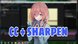 Tutorial Color Correction + Sharpen | After Effect Amv |