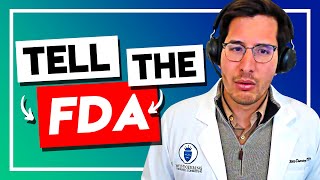 Save lives by telling the FDA about your severe side effect! What you need to know