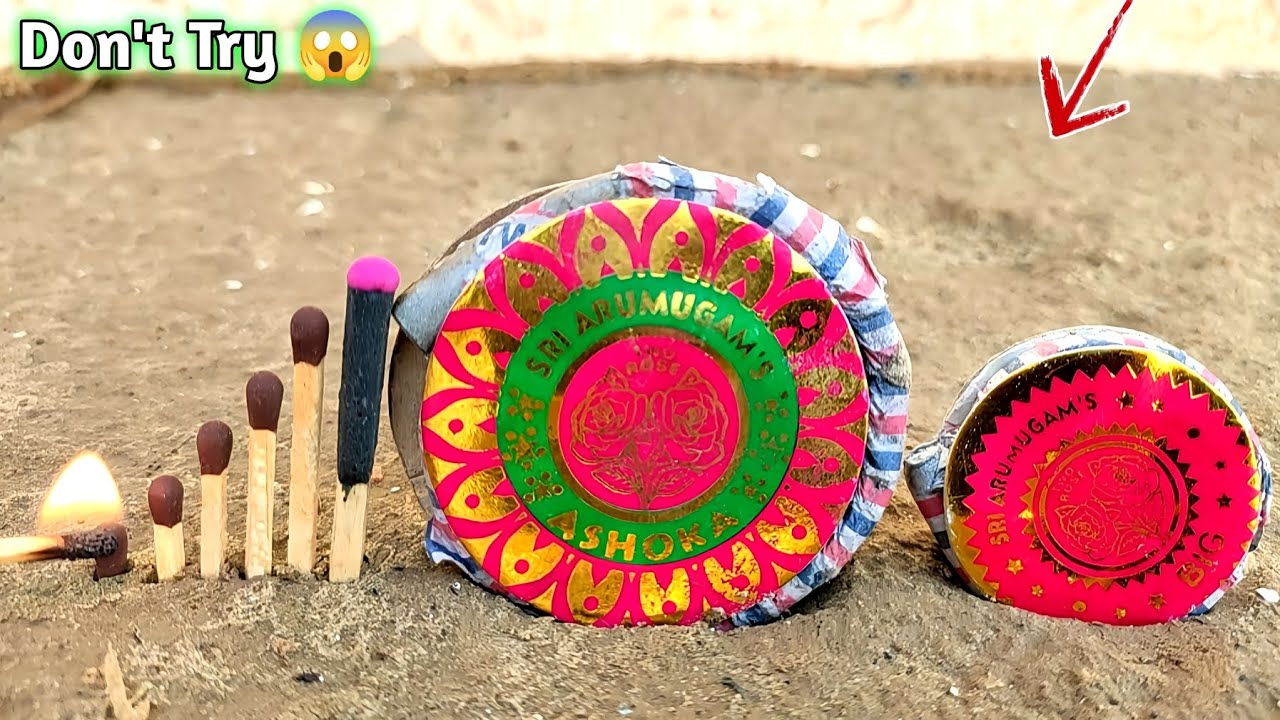 Big & Mini Chakri Amazing Cracker experiment 😜 || Diwali cracker testing 2024 