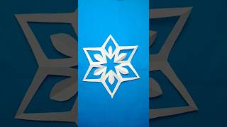 snowflakes mandla paper craft/snowflake paper art/snowflakes paper craft #shorts #music #papercraft