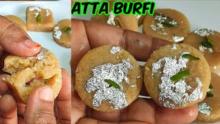 गेहूं के आटे से बनाए एकदम नए तरीके से स्वादिष्ट बर्फी।Wheat Flour Tasty Peda Recipe।Burfi Recipe