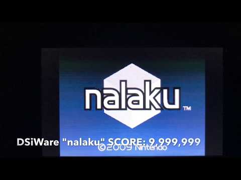 nalaku【DSiWare 】High Score 9,999,999 （precipice,KUBOS）