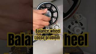 Balance wheel loose problems. #sewing #silai #silaimachine #tips #sewingtips #sewingmachinerepair