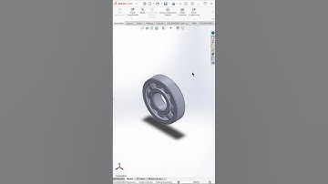 Modeling Bearing Parts in SolidWorks | Part 2 | Precise CAD Design #Shorts | Master CAD Studio
