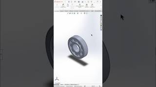 Modeling Bearing Parts in SolidWorks | Part 2 | Precise CAD Design #Shorts | Master CAD Studio