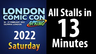 London Comic Con Spring 2022 Saturday All Stalls