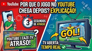 por que as  transmissão ao vivo da Cazétv na copa do mundo tem um atraso em comparação a tv aberta ? screenshot 4
