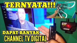 TEST PENANGKAPAN SINYAL SIARAN TV DIGITAL ANTENA REMOTE PIOLINE PAR850TG‼️