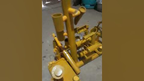 Quá trình làm bộ guồng nước có nhạc và giã gạo