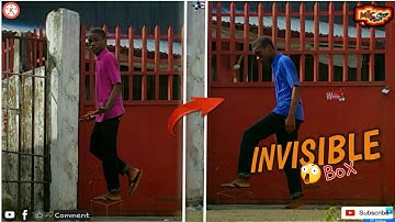 How to Create the INVISIBLE BOX effect | Shot & Edit | (Kinemaster)