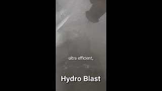 Hydro Blasting and Removing Grease
