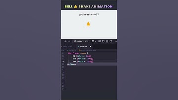 bell icon shakes animated web page html css js part-21 #coding #pahechancoding #html #css #js #bmm