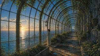 soft ambient music | Sunset Through the Glass Garden