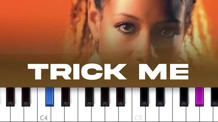 Trick Me Piano version - Piano performance video thumbnail