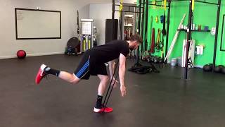 Banded Single Leg Toe Touch: N8 Training Systems