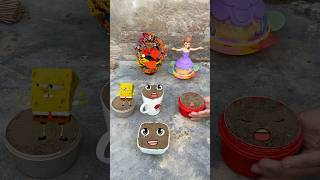 Oddly Satisfying Kinetic Sand Faces Crushing | Cute Shapes Hammer Smash ASMR.,