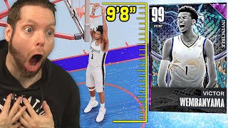 7'5 Victor Wembanyama is FINALLY HERE! HE'S SO LONG!