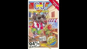 CJ Elephant Antics (1991) - Commodore 64 Cassette C64 (Full Loading & Gameplay)