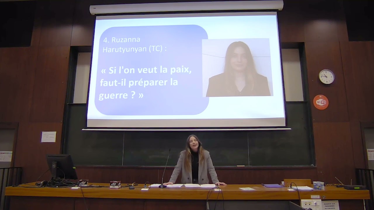 Si l'on veut la paix, faut-il préparer la guerre ? - Concours d'éloquence IUT 2025 (prix du jury)