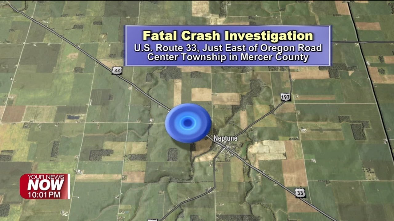 One dead, one injured in fatal Mercer County crash - YouTube