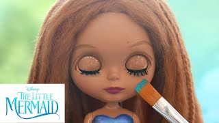 RE-PAINTING a $300 DOLL into ARIEL from the LITTLE MERMAID